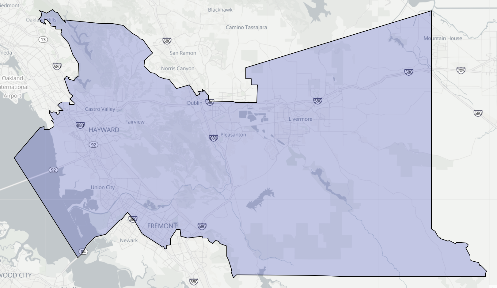map of District CA-14